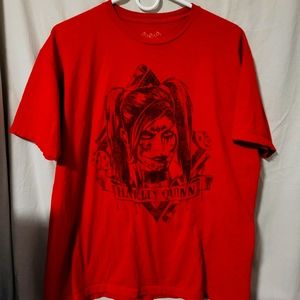 Harley Quinn Lg. Red T-Shirt